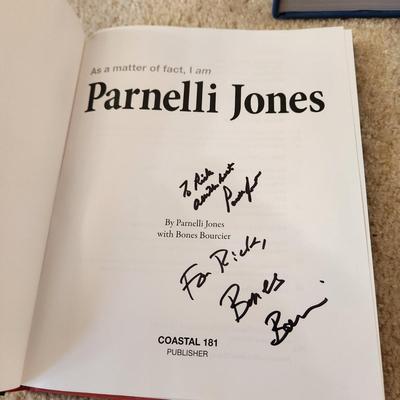 3 Autographed Signed Car Racing Books Parnelli Jones, Brian Redman Daring Drivers Deadly Tracks , Cages are for Monkeys Kevin Olson
