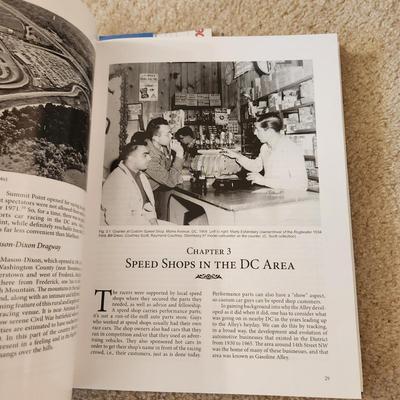 Kennsington Maryland's GASOLINE ALLEY Cynthia Lee Monroe 1st Edition Hot Rods Car Racing Sprint Cars