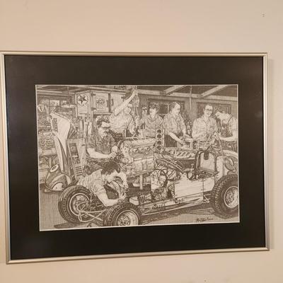 2 Ron Titus Prints An Off No. 9 and Al Hamilton Contracting Co. Special No. 78 Sprint Car Clearfield PA Billy Cassella Smokey Snellbaker...