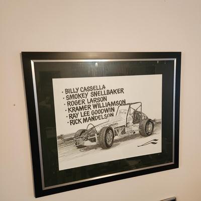 2 Ron Titus Prints An Off No. 9 and Al Hamilton Contracting Co. Special No. 78 Sprint Car Clearfield PA Billy Cassella Smokey Snellbaker...