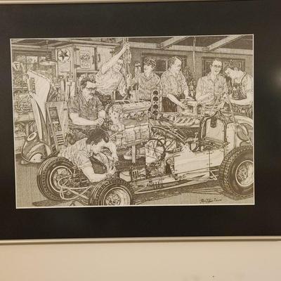 2 Ron Titus Prints An Off No. 9 and Al Hamilton Contracting Co. Special No. 78 Sprint Car Clearfield PA Billy Cassella Smokey Snellbaker...