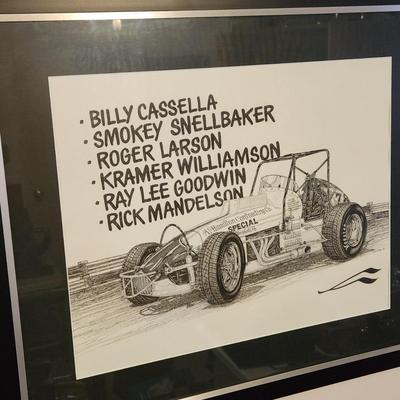 2 Ron Titus Prints An Off No. 9 and Al Hamilton Contracting Co. Special No. 78 Sprint Car Clearfield PA Billy Cassella Smokey Snellbaker...