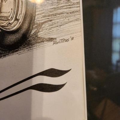 2 Ron Titus Prints An Off No. 9 and Al Hamilton Contracting Co. Special No. 78 Sprint Car Clearfield PA Billy Cassella Smokey Snellbaker...