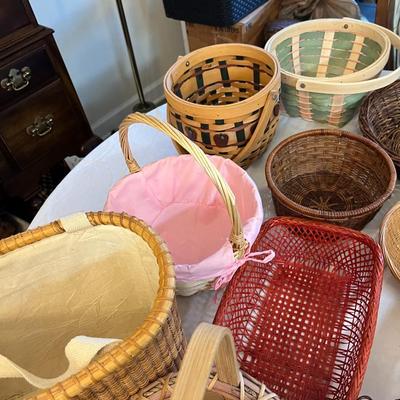 Sale Photo Thumbnail #1235: Lot Of Baskets #2  13 Baskets