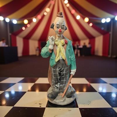 Sale Photo Thumbnail #1261: Circus Clown Ceramic Figurine
Approximately 9.5" Tall