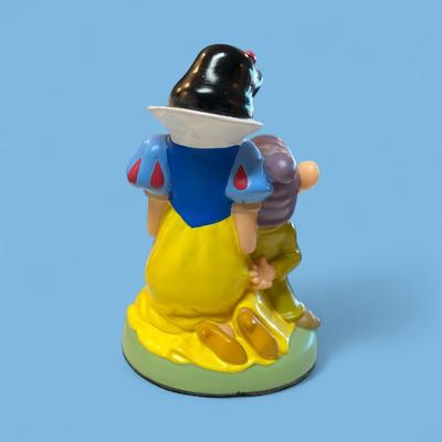 Sale Photo Thumbnail #1265: Walt Disney Snow White and Dopey Figurine  Resin 
Approximately 6" Tall