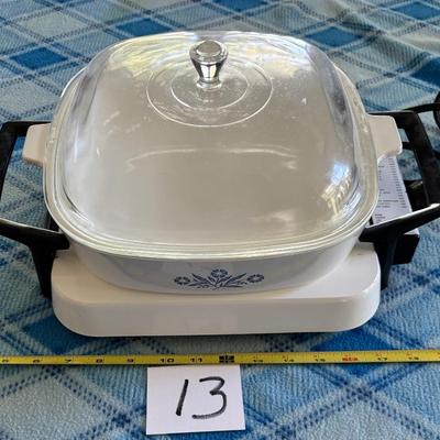 Corning Ware Warmer and Dish Set