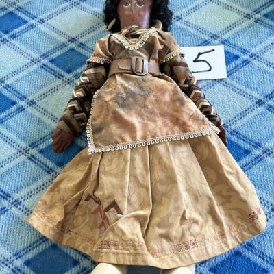 Vintage Folk Art Doll