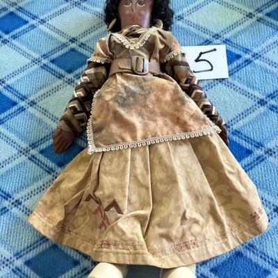 Vintage Folk Art Doll