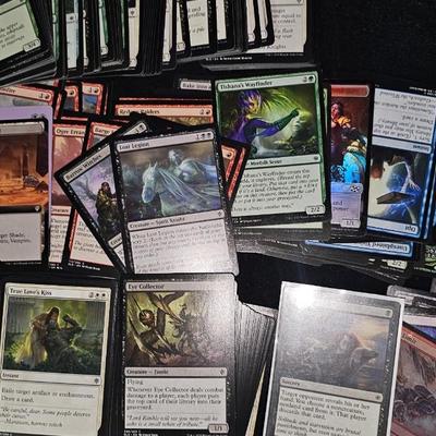 Sale Photo Thumbnail #323: Magic The Gathering Card Lot | Some are shiny. Over 500 Magic Cards and some Pokemon mixed in.