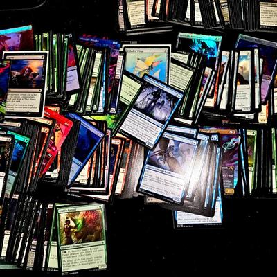Sale Photo Thumbnail #322: Magic The Gathering Card Lot | Some are shiny. Over 500 Magic Cards and some Pokemon mixed in.