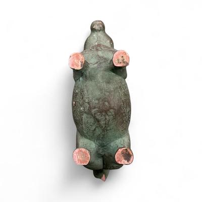 Sale Photo Thumbnail #1324: Replica of an Ancient Chinese Bronze Figure or a Tapir.  Some Damage See Photos