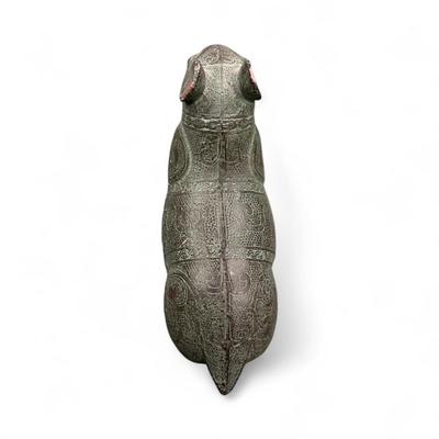Sale Photo Thumbnail #1325: Replica of an Ancient Chinese Bronze Figure or a Tapir.  Some Damage See Photos