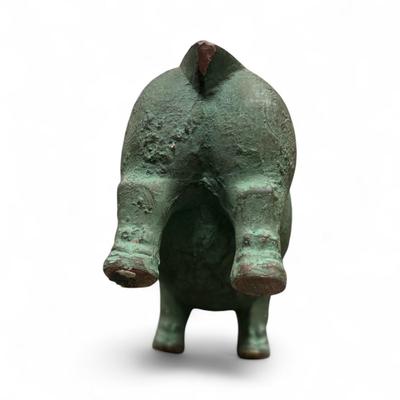 Sale Photo Thumbnail #1326: Replica of an Ancient Chinese Bronze Figure or a Tapir.  Some Damage See Photos