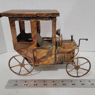 Tin Motor Carriage Music Box