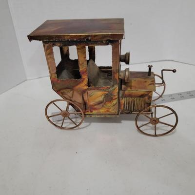 Tin Motor Carriage Music Box