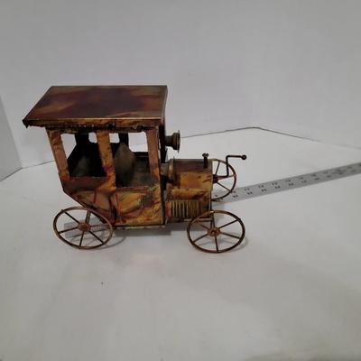 Tin Motor Carriage Music Box