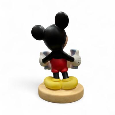 Sale Photo Thumbnail #1335: Walt Disney 2006 Mickey Mouse With Banner.
Approximately  4" Tall