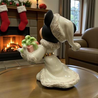 Sale Photo Thumbnail #1352: Disney Showcase Collection Christmas With Mickey Mouse Figurine By Lenox
Approximately 4" Tall