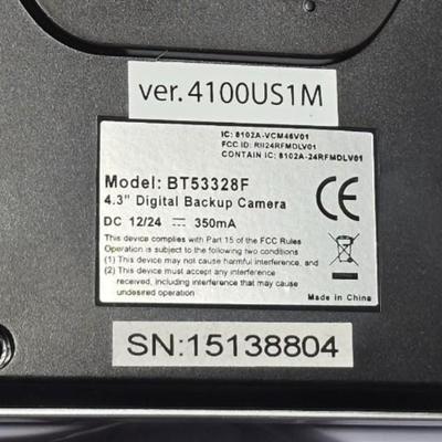 Yada 4.3" Digital Back up camera