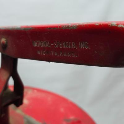 Metal 35lb grease keg with pump