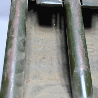 Vintage WWII Military steel Jerry can 188th AAA BTRY BN marked on side USA Embossed on front