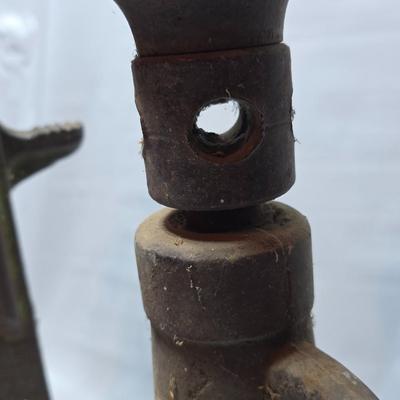 Vintage Heavy Duty Tractor jack and a vintage screw Jack - Great pieces of yesterday!!