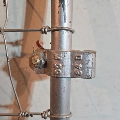 Homemade sturdy steel Farm gate