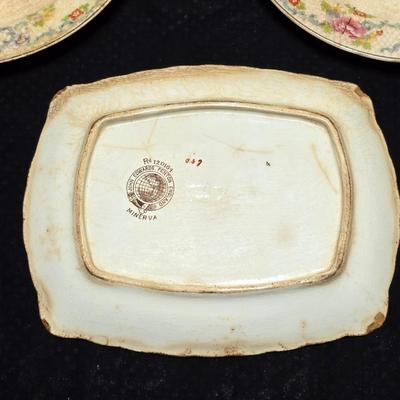 Vintage & Antique dishware - Old Hall - Steubenville - Edwards Fenton England Minerva - Very old ones!