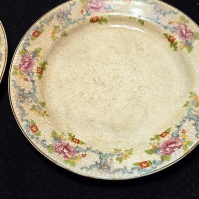 Vintage & Antique dishware - Old Hall - Steubenville - Edwards Fenton England Minerva - Very old ones!