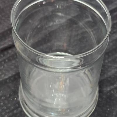 Fun glassware Vintage Jeanette Donkey Powder Jar - Victoria ceramics cats in a basket planter - glass Apothecary jar