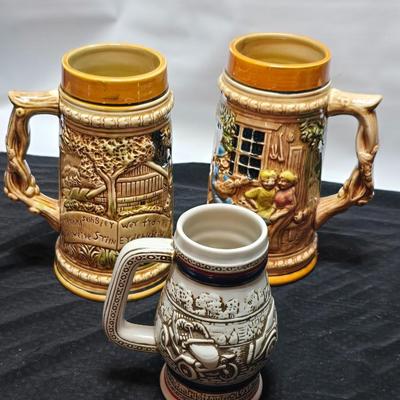 Vintage Beer Steins -German Beer Steins & Avon