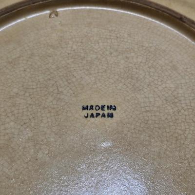 Vintage Maruhon Ware with beautiful serving bowl Johnson Brothers' Parsek - "Pareek" line.