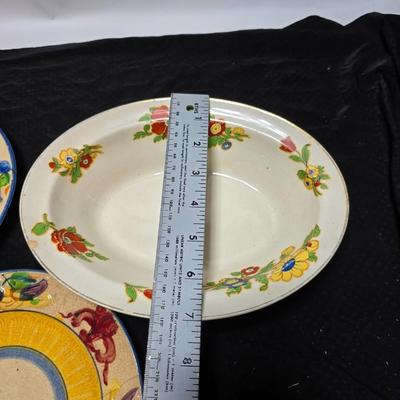 Vintage Maruhon Ware with beautiful serving bowl Johnson Brothers' Parsek - "Pareek" line.