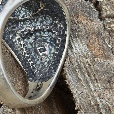 Black Hills Sterling Silver Grape Vine Leaves Men's Ring Size 11 W.M. Wheeler Mfg. Co.