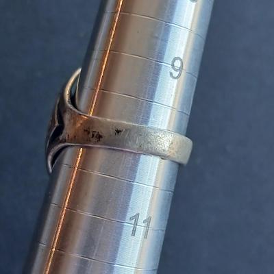 Sterling silver Navajo Rings with turquoise .925 Size 11,5 & 10