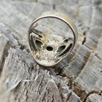 Sterling silver Navajo Rings with turquoise .925 Size 11,5 & 10