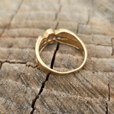 Vintage Mother's muti-colored gemstone ring 14K - 14 K gold marked Size 6