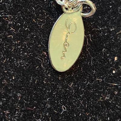 Sale Photo Thumbnail #193: 15 inch silvertone chain
the fringe pieces are sterling
retail is $160