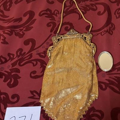 Vintage Golden Mesh Satchel