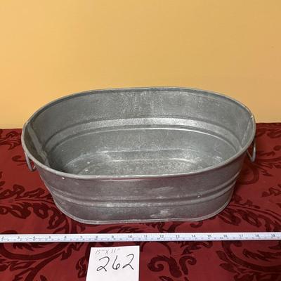 Galvanized Oval Tub