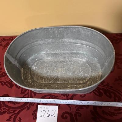 Galvanized Oval Tub