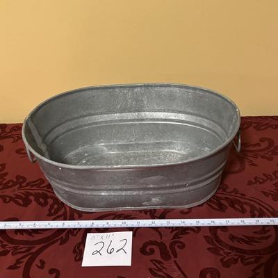 Galvanized Oval Tub