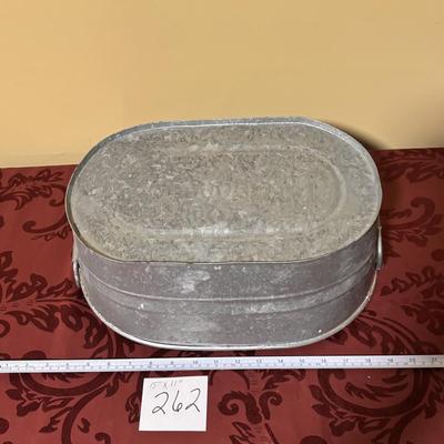 Galvanized Oval Tub