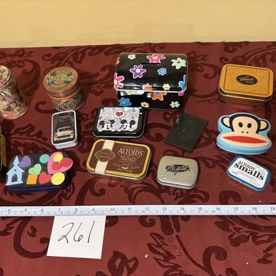 Tin Box Lot
