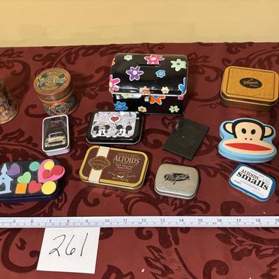 Tin Box Lot