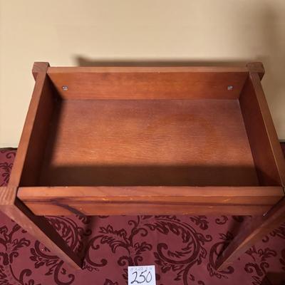 Wooden Side Table with Removable Top