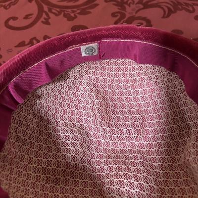 Vintage Velvet Pillbox Hat