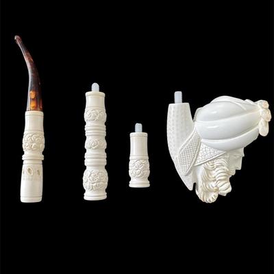 LARGE SULTAN MEERSCHAUM PIPE HANDCRAFTED MADE IN TURKEY WITH CASE