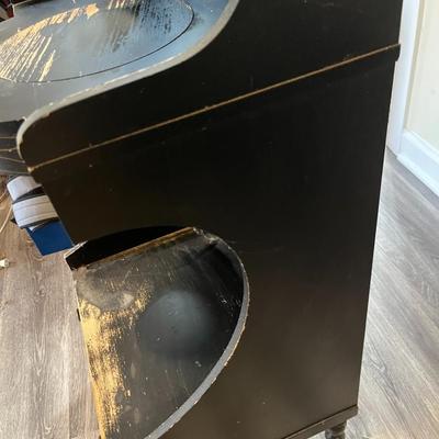 Antique L. Hitchcock Black Wash Stand
